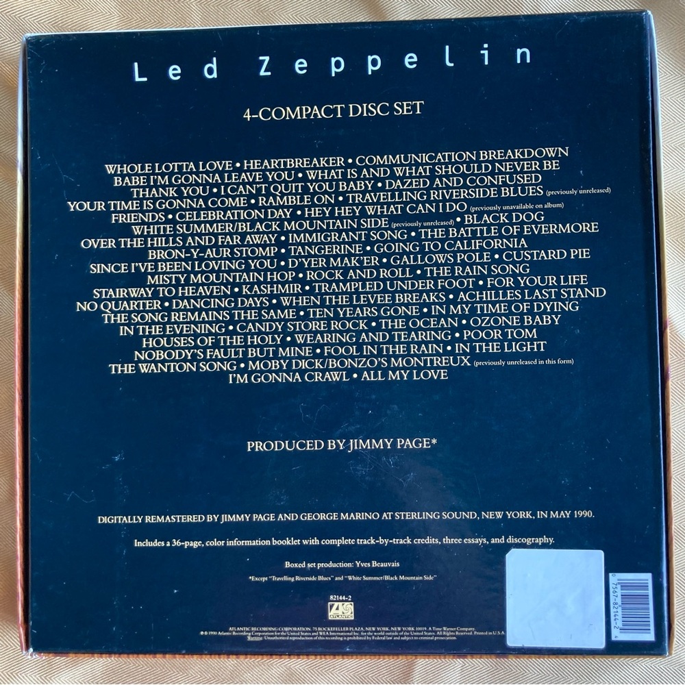Led Zeppelin 4-Compact Disc Set. 1990. - Picture 3 of 13
